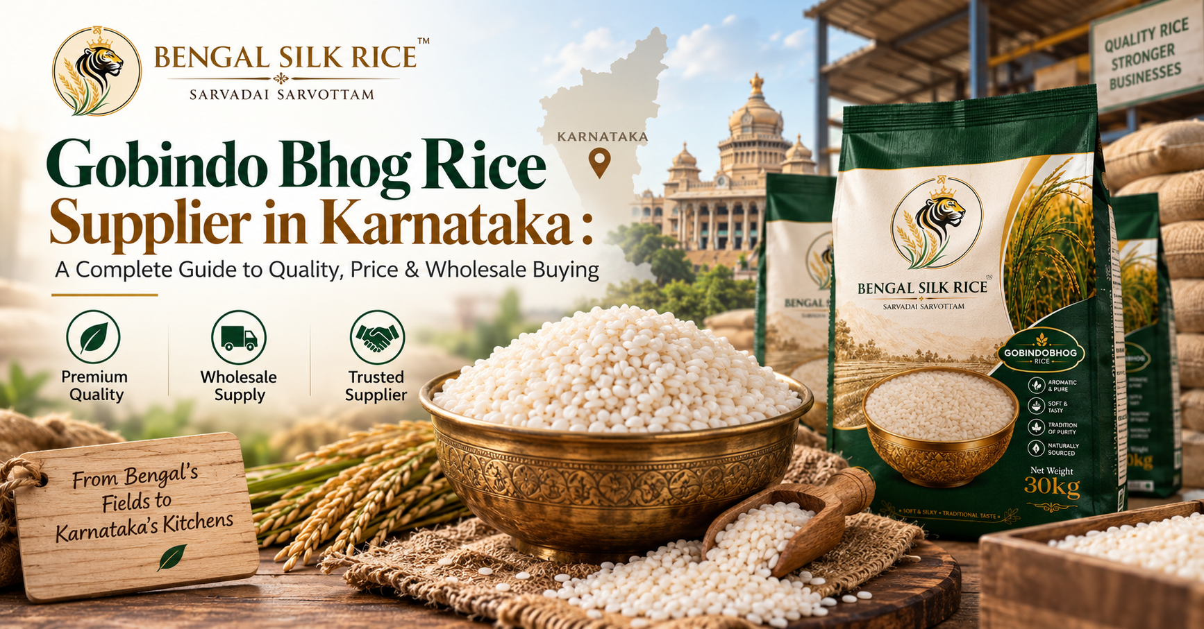 Gobindo Bhog Rice Supplier in Karnataka